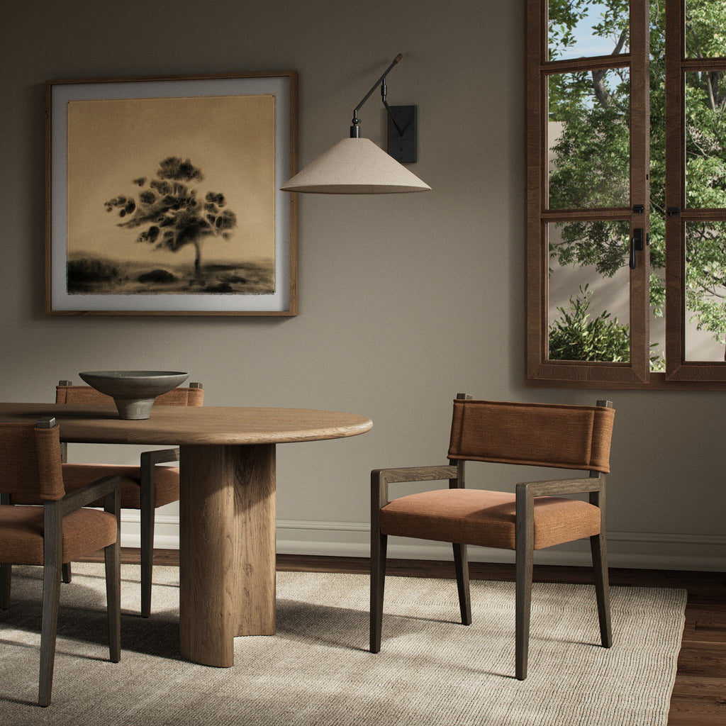 Ferris Dining Armchair - Laughlin Ochre
