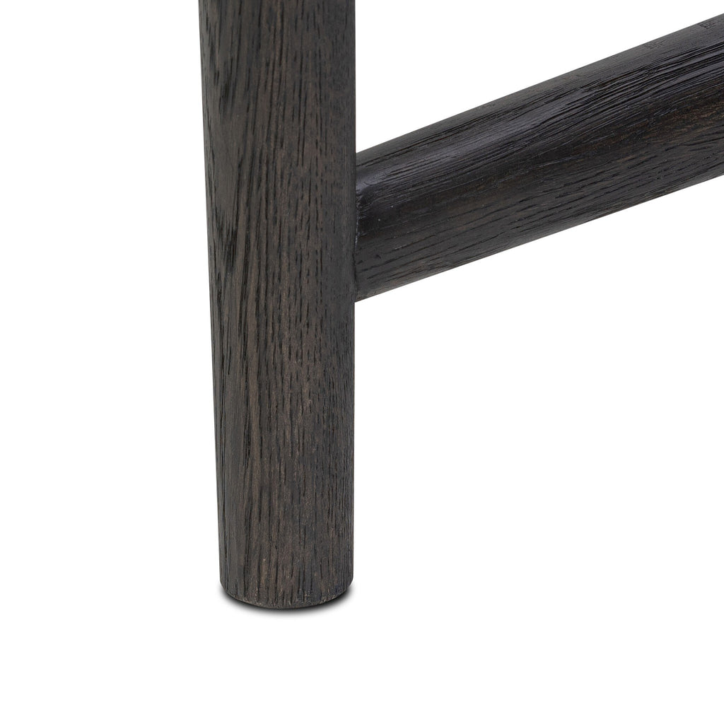 Glenview Desk - Smoked Black Resawn Oak