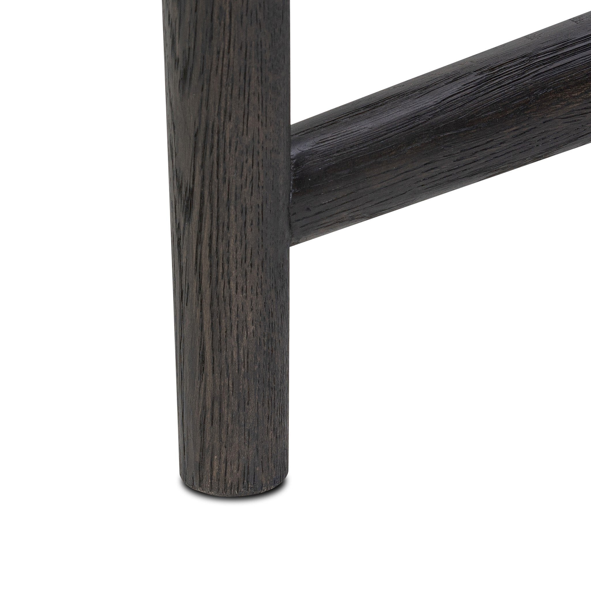 Glenview Desk - Smoked Black Resawn Oak