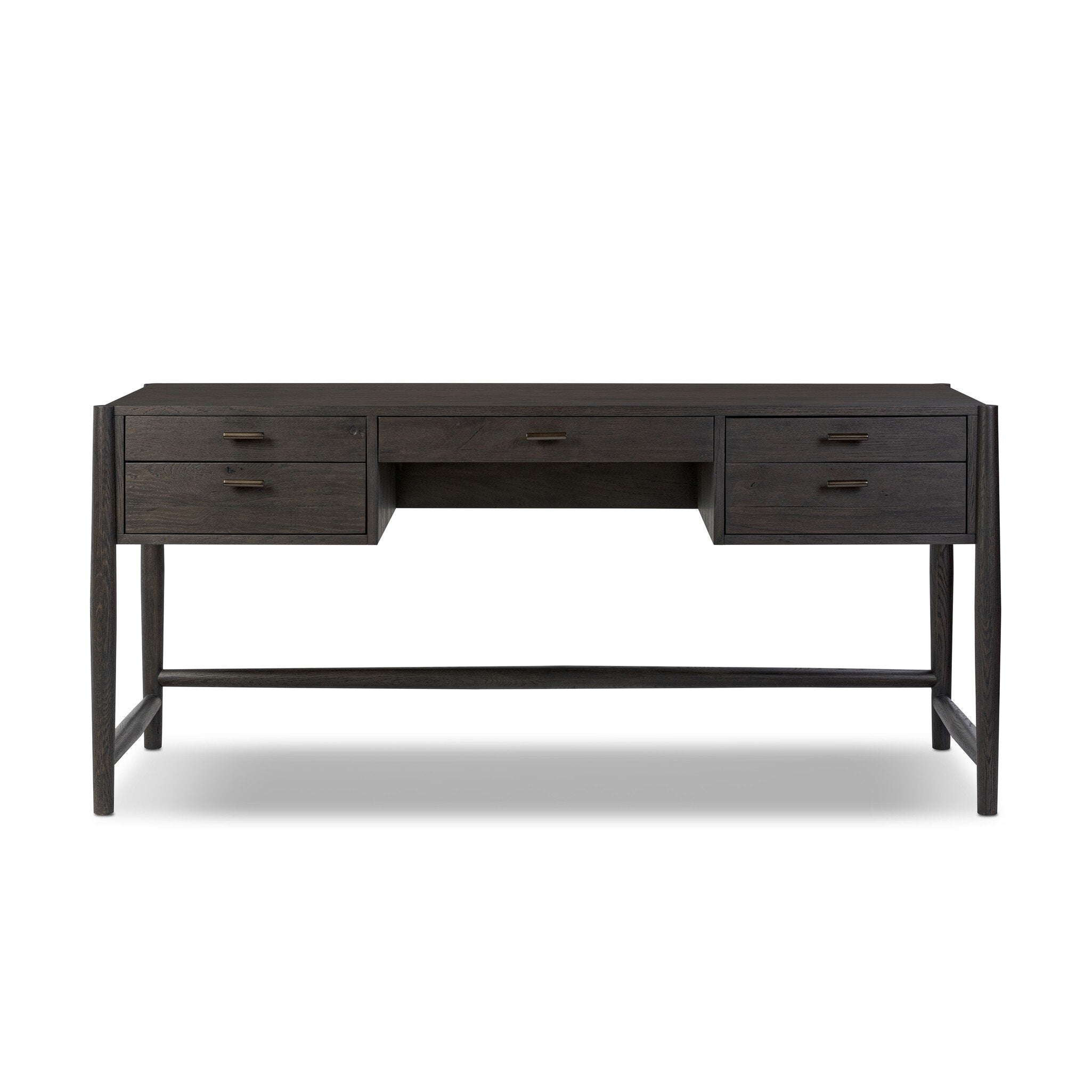 Glenview Desk - Smoked Black Resawn Oak