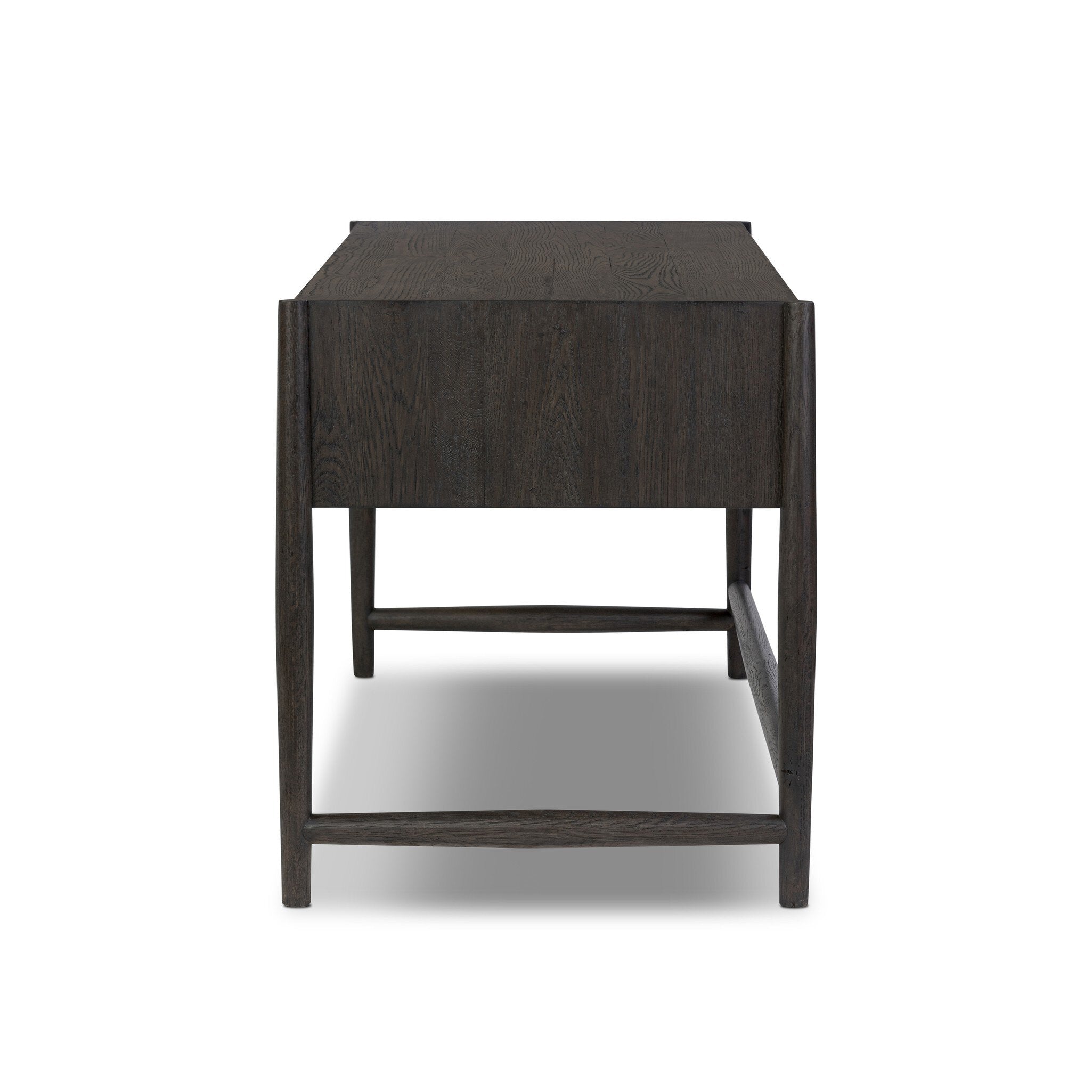 Glenview Desk - Smoked Black Resawn Oak