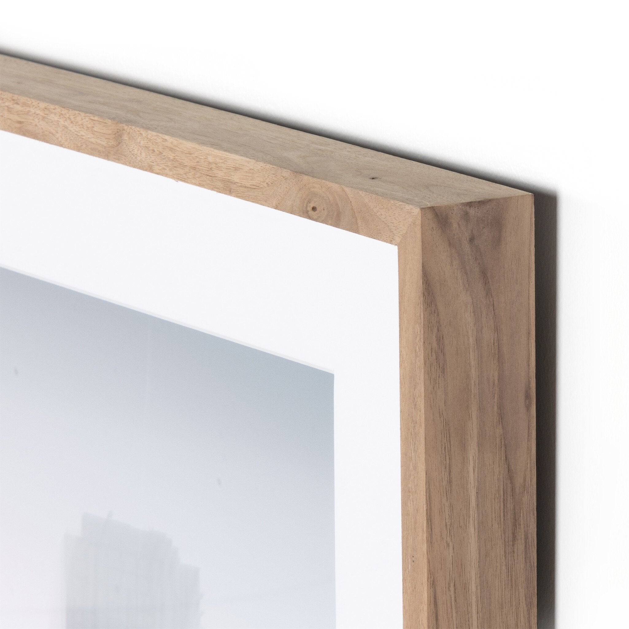 Skyline Beneath 1St St Bridge by Toni Toscan - Rustic 2.5 Walnut