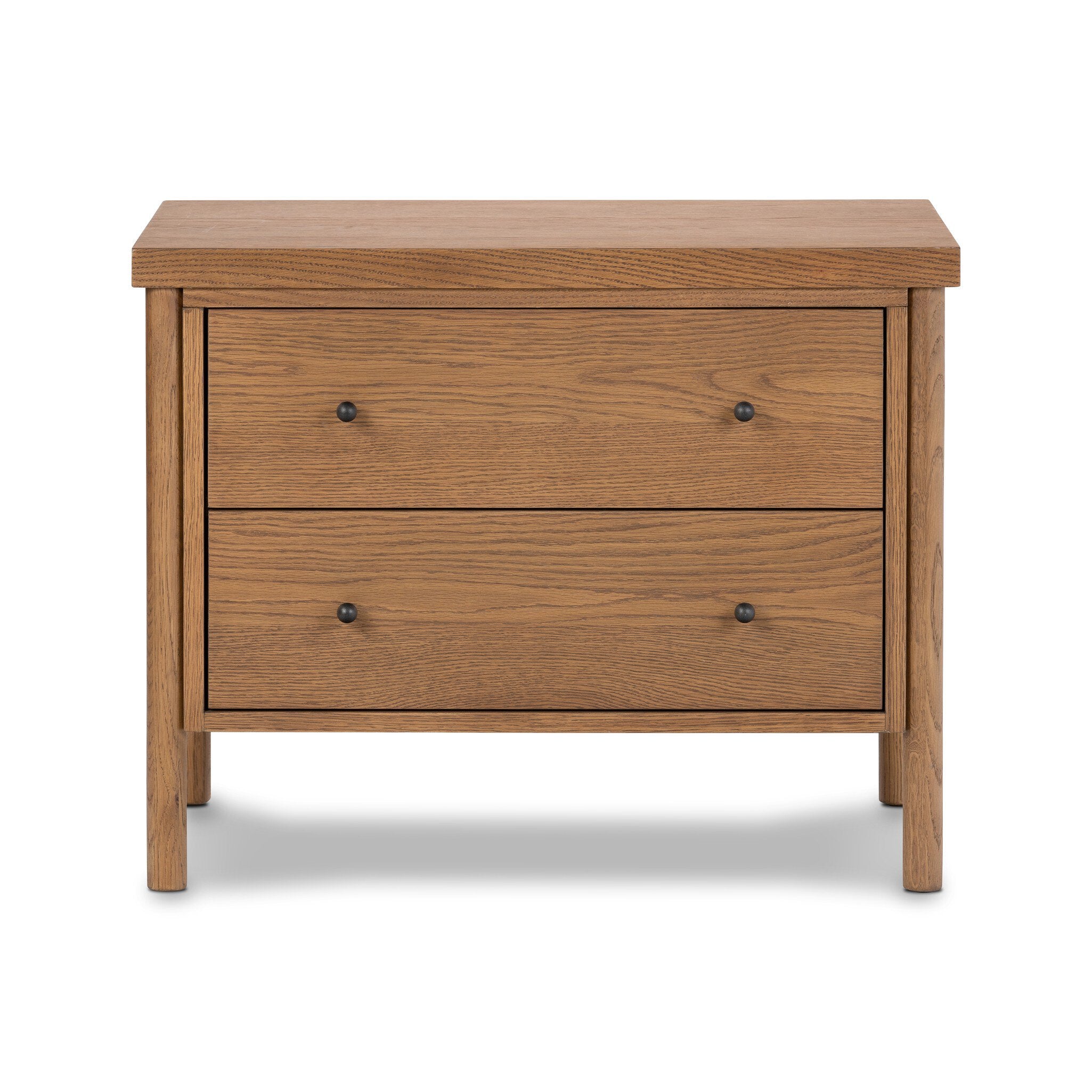 Roark Nightstand - Amber Oak Veneer