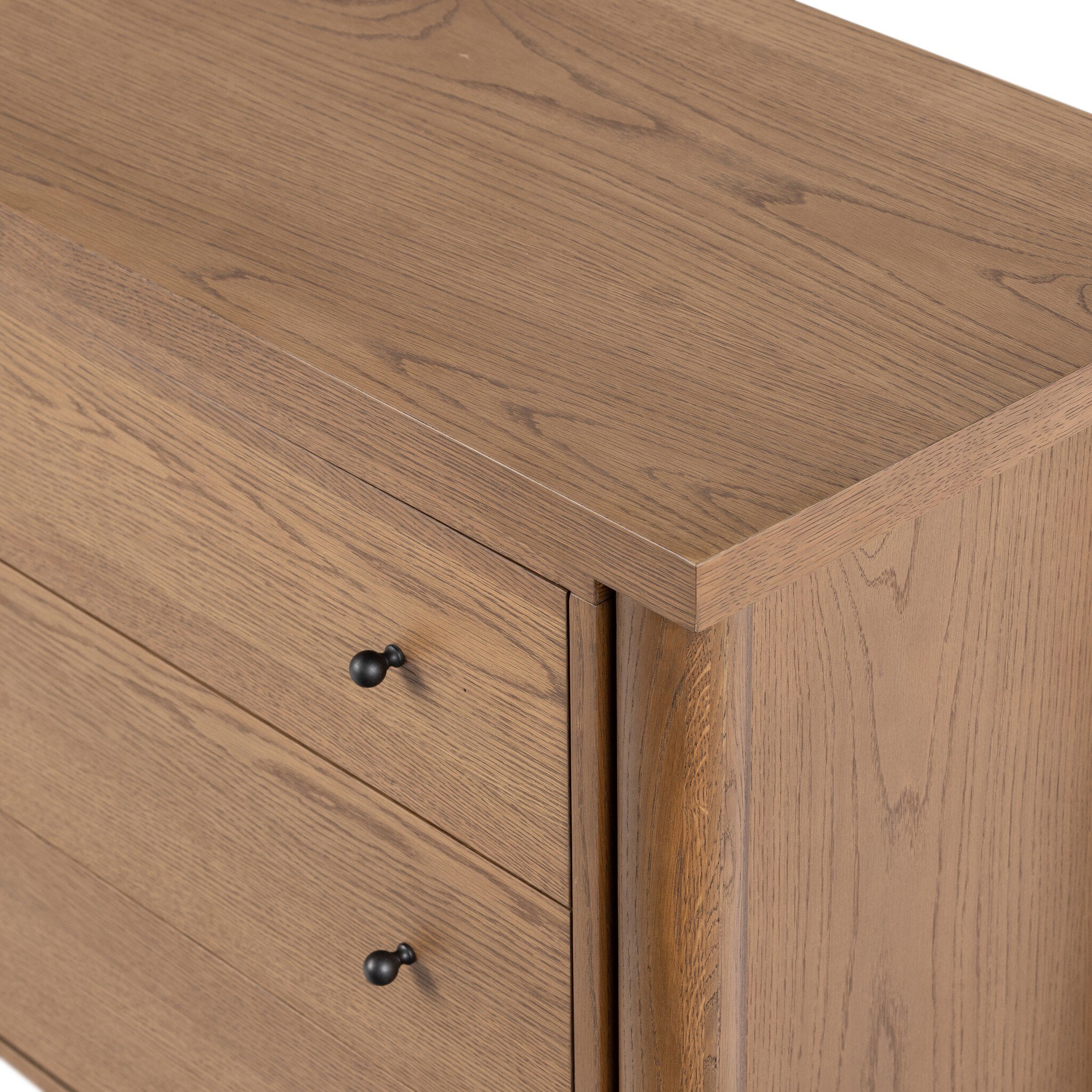 Roark 6 Drawer Dresser - Amber Oak Veneer