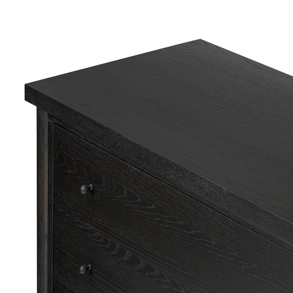 Roark 6 Drawer Dresser - Ebony Oak Veneer