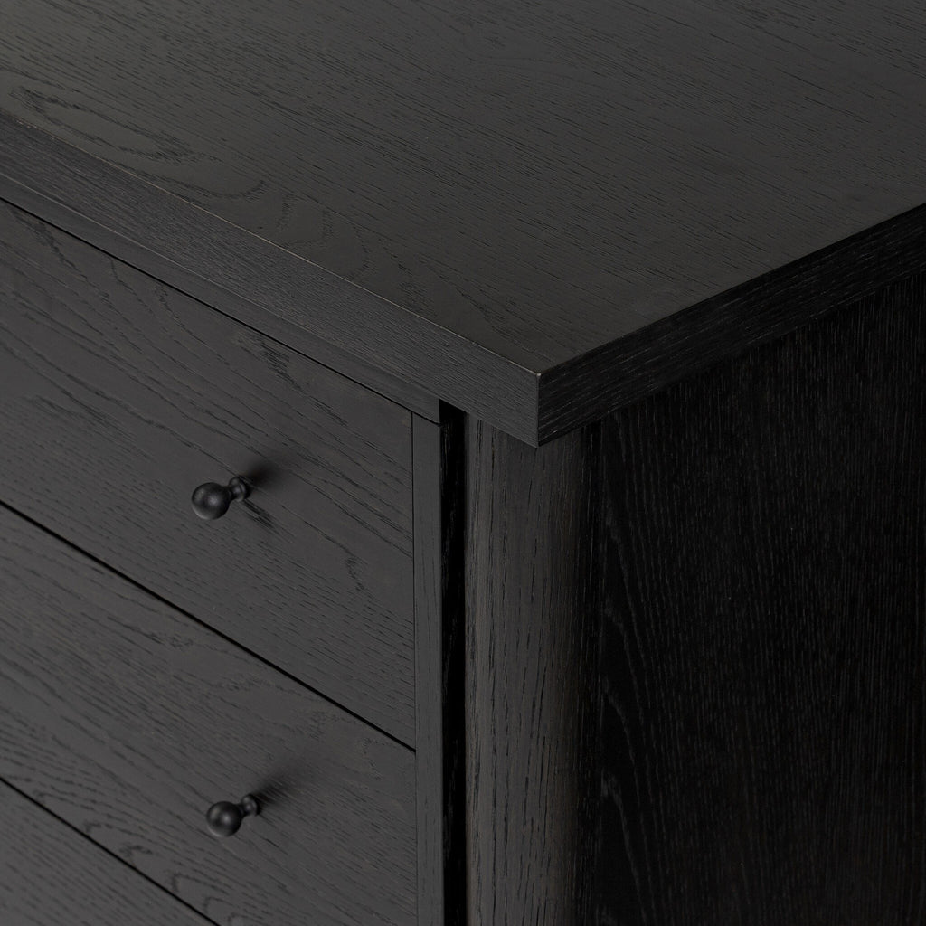 Roark 6 Drawer Dresser - Ebony Oak Veneer