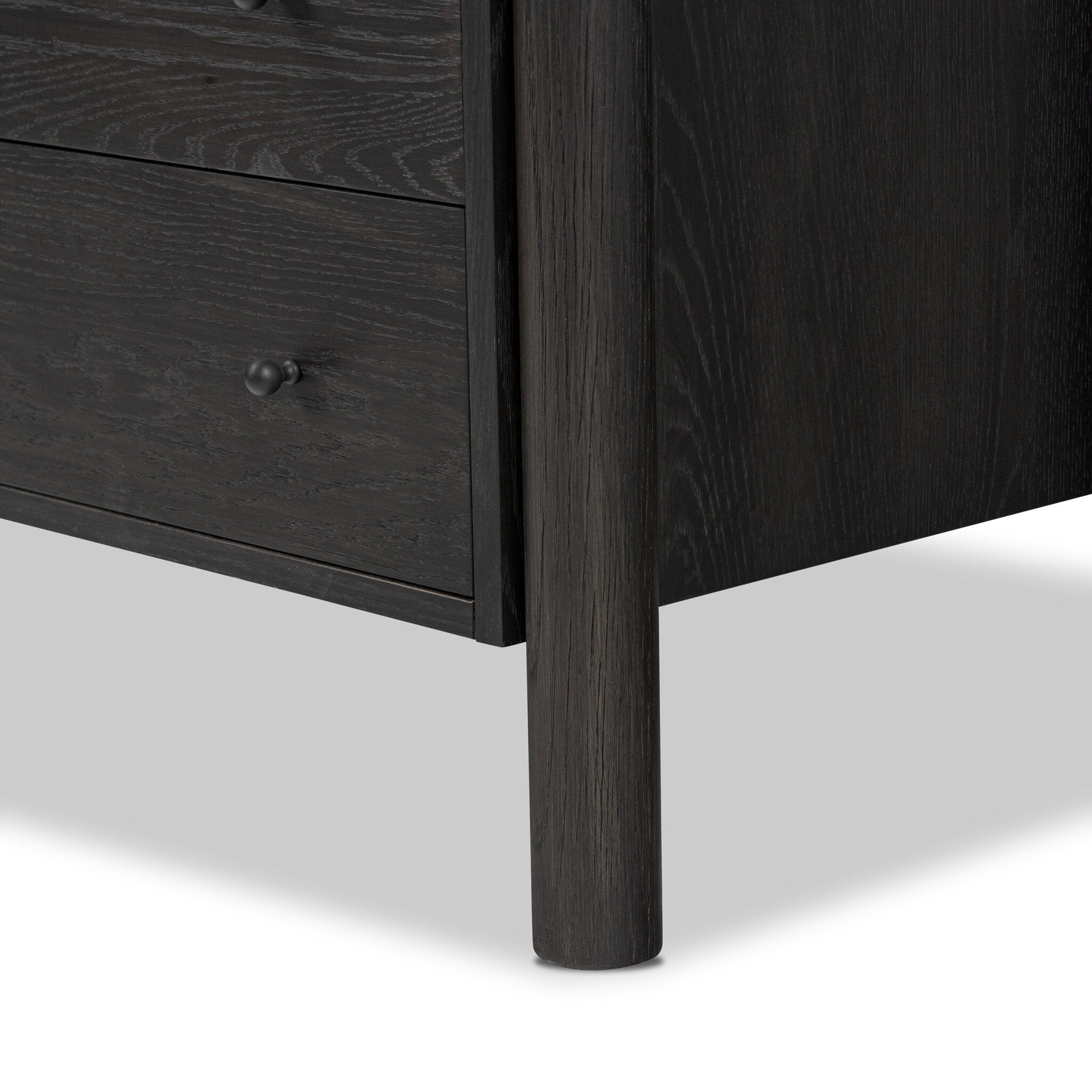 Roark 6 Drawer Dresser - Ebony Oak Veneer