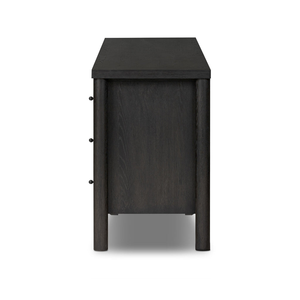 Roark 6 Drawer Dresser - Ebony Oak Veneer