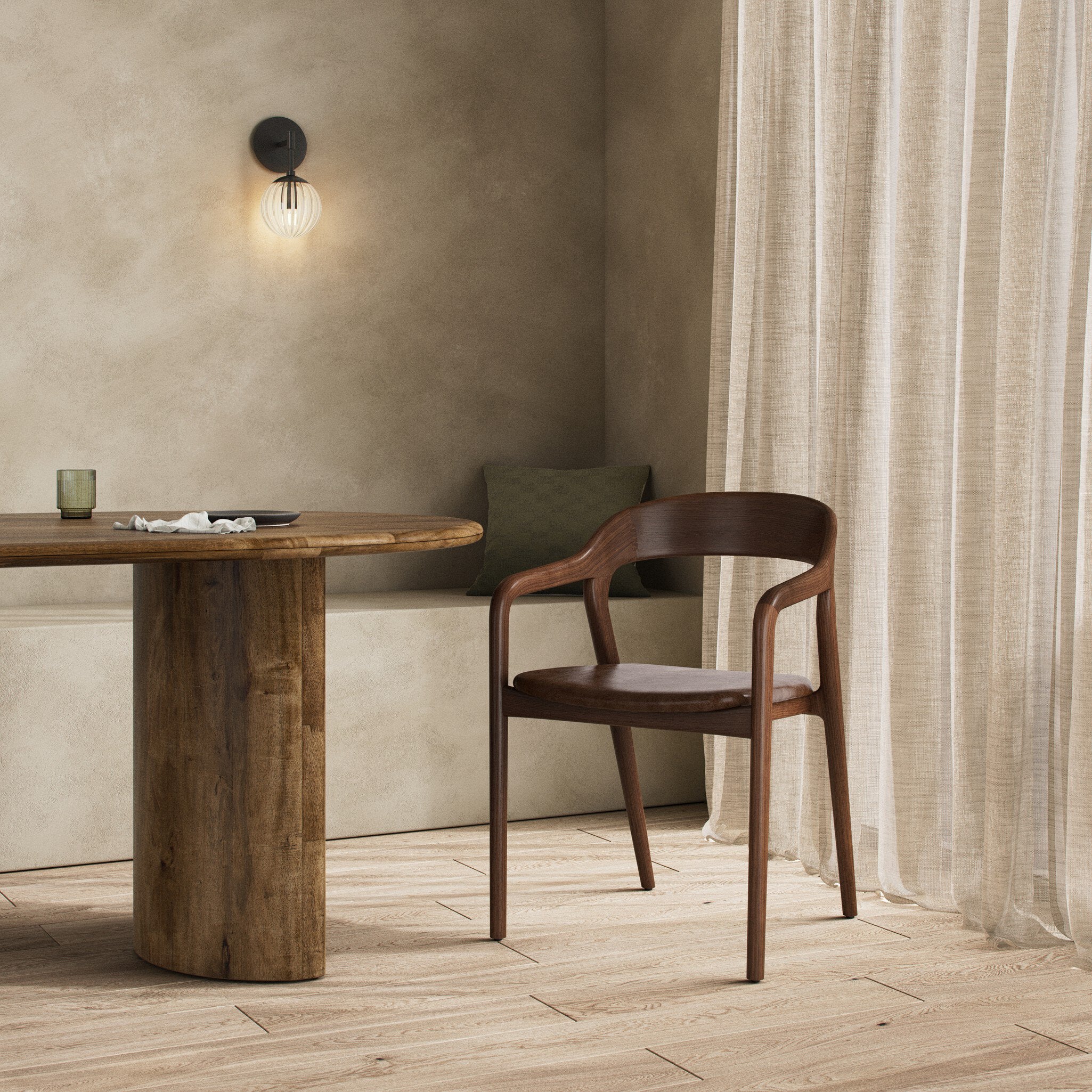 Amare Dining Armchair - Sonoma Coco