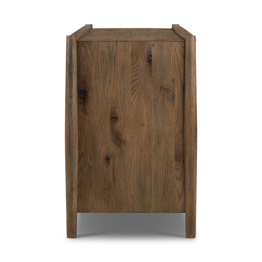 Glenview 6 Drawer Dresser - Weathered Oak Veneer
