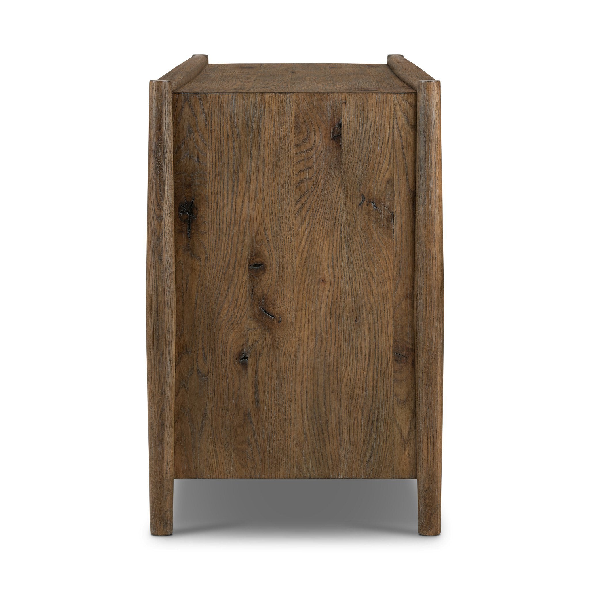 Glenview 6 Drawer Dresser - Weathered Oak Veneer