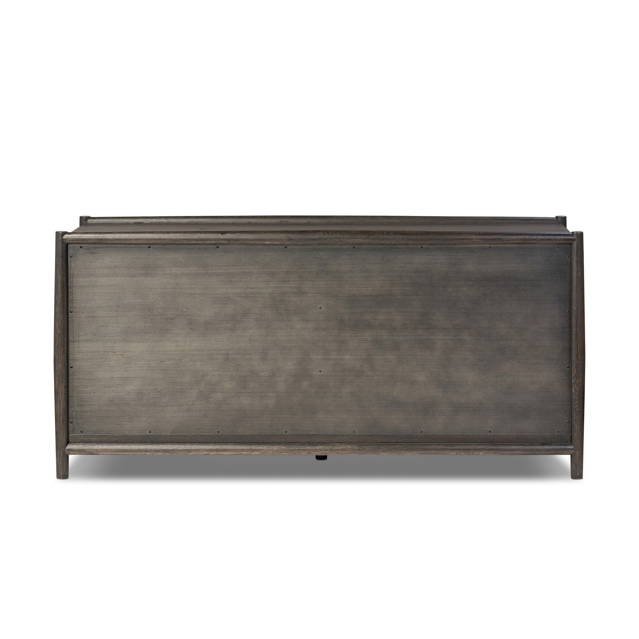 Glenview 6 Drawer Dresser - Smoked Black Resawn Oak