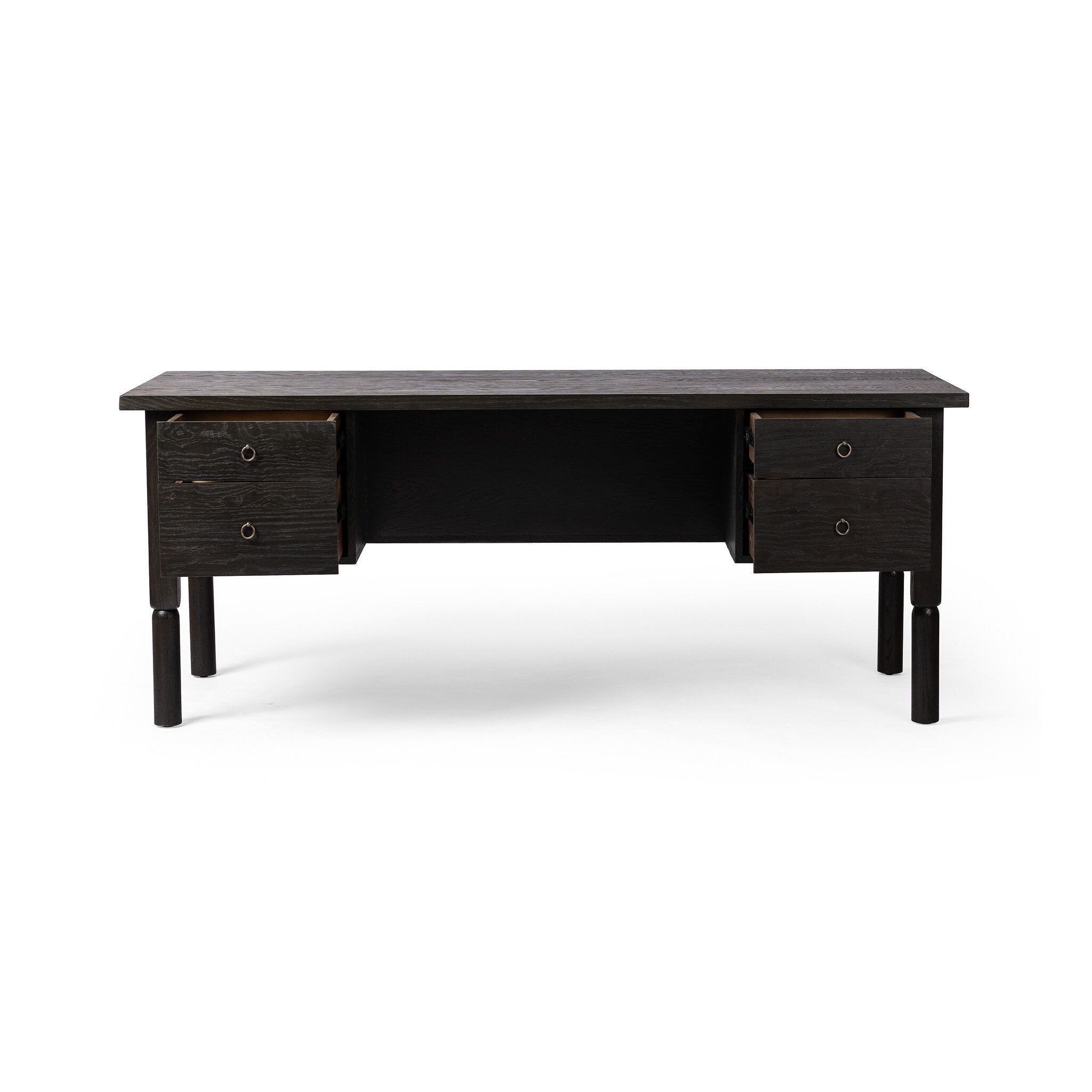 Concord Desk - Charcoal Oak