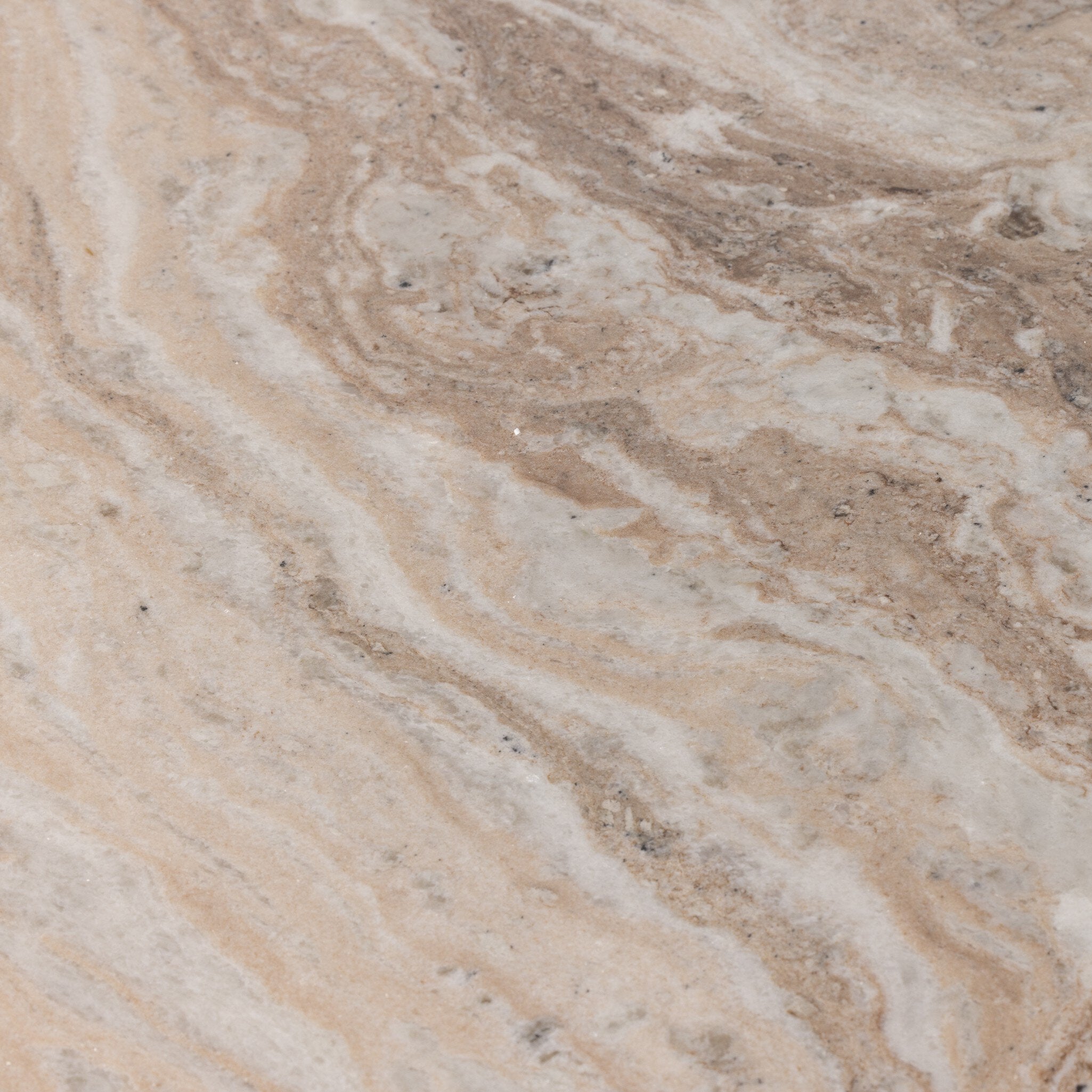 Corbett Coffee Table - Creamy Taupe Marble | Large