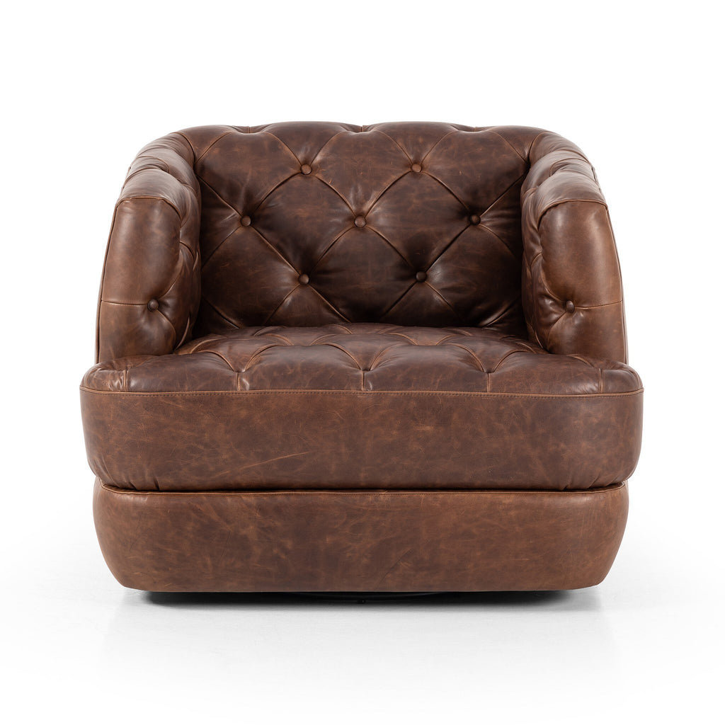 Paul Swivel Chair - Raleigh Cigar