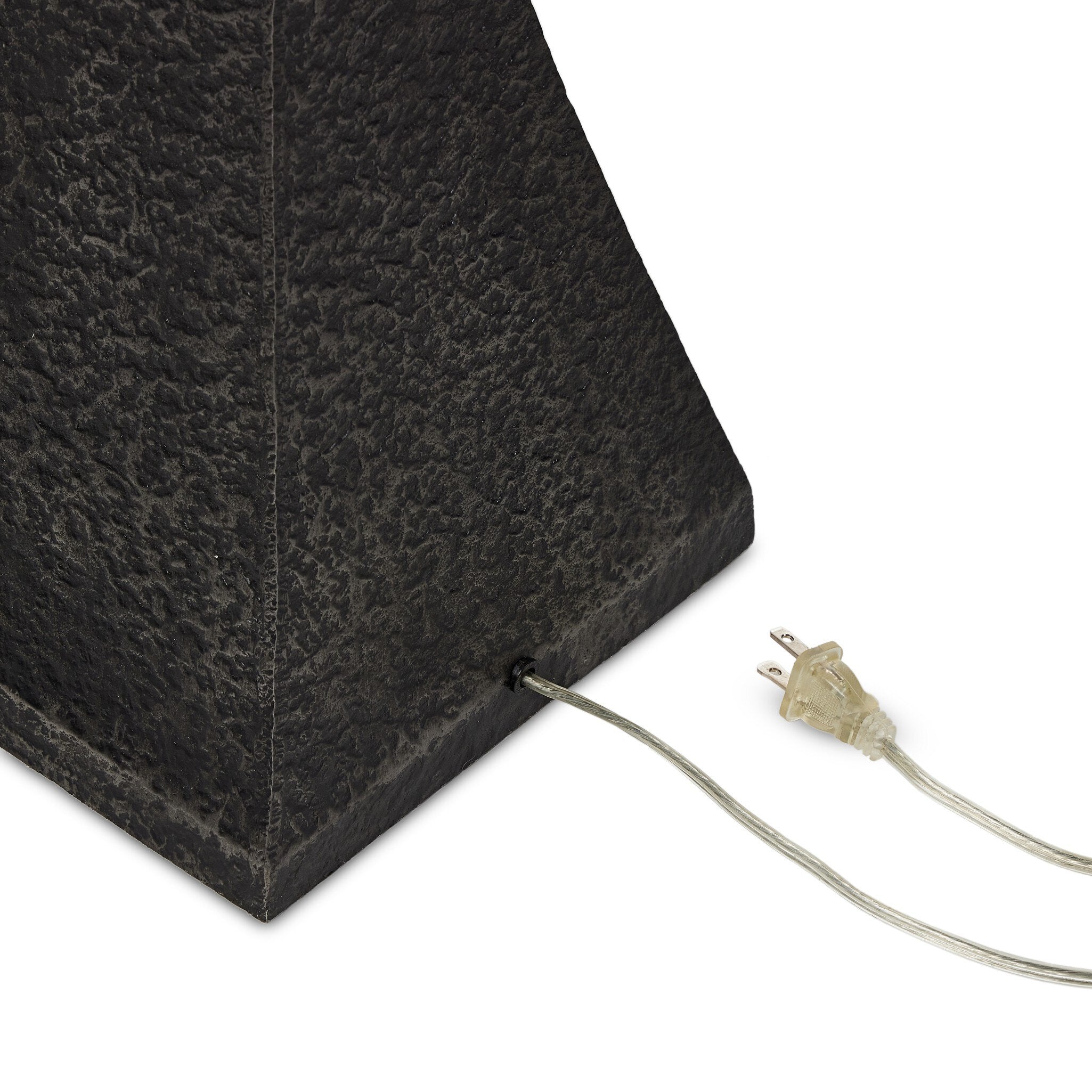 Tapered Forged Floor Lamp - Forged Black Aluminum