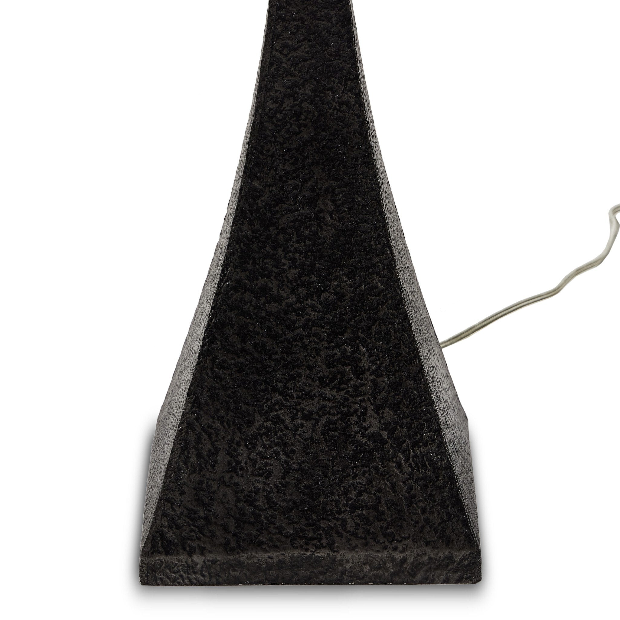 Tapered Forged Floor Lamp - Forged Black Aluminum
