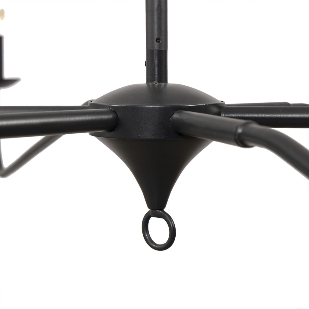 Edlyn Chandelier - Antiqued Iron