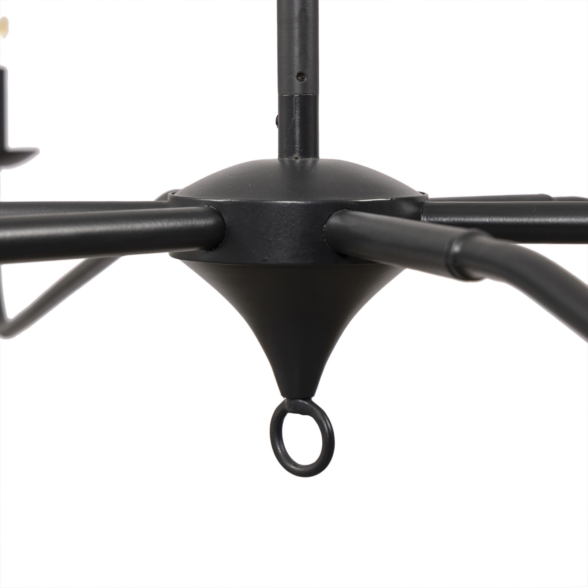 Edlyn Chandelier - Antiqued Iron