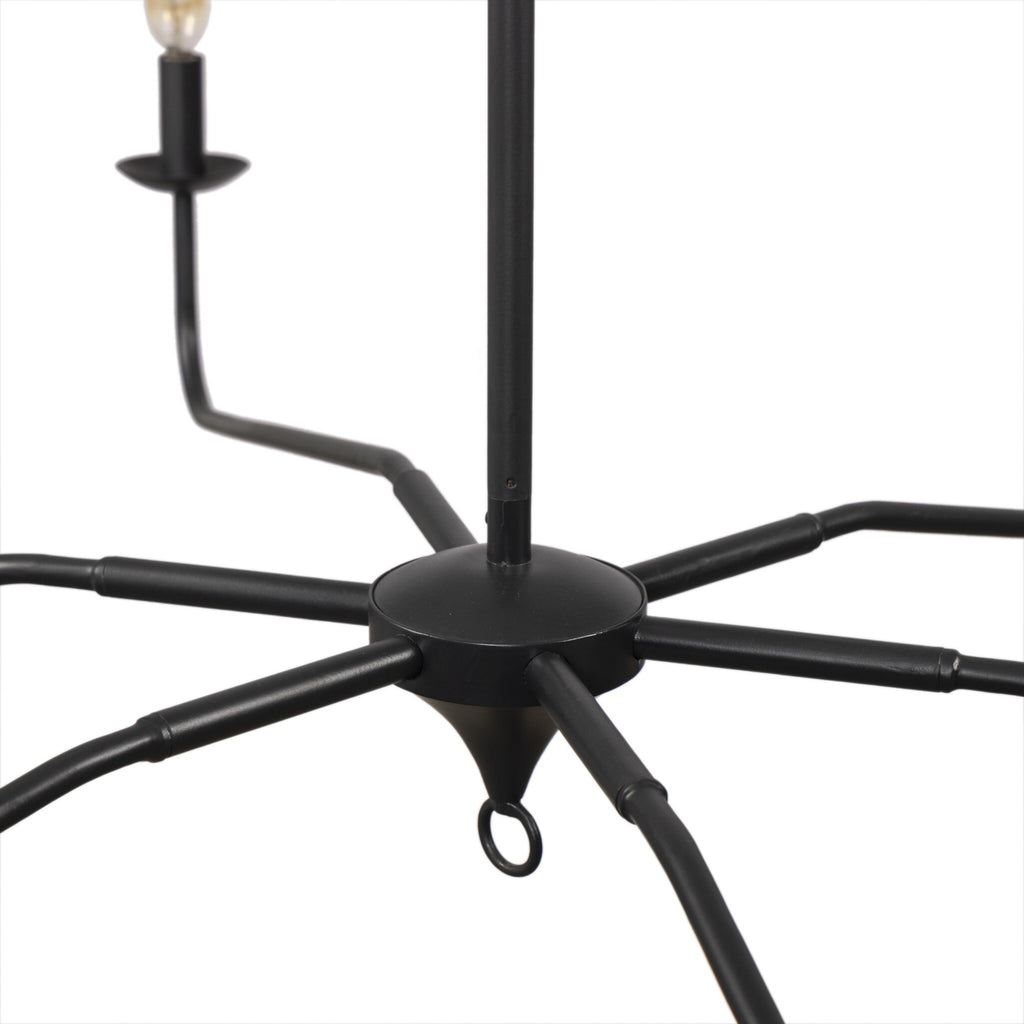 Edlyn Chandelier - Antiqued Iron
