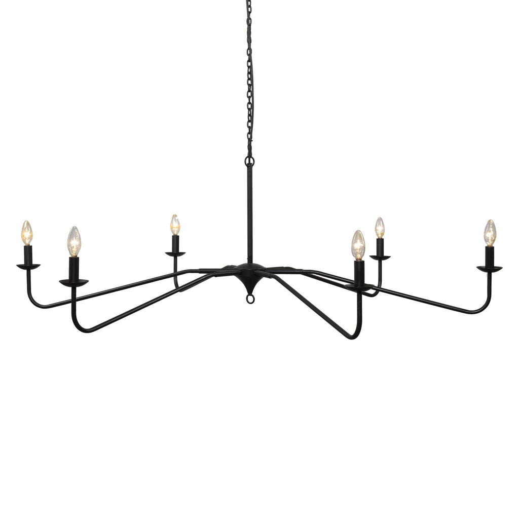 Edlyn Chandelier - Antiqued Iron
