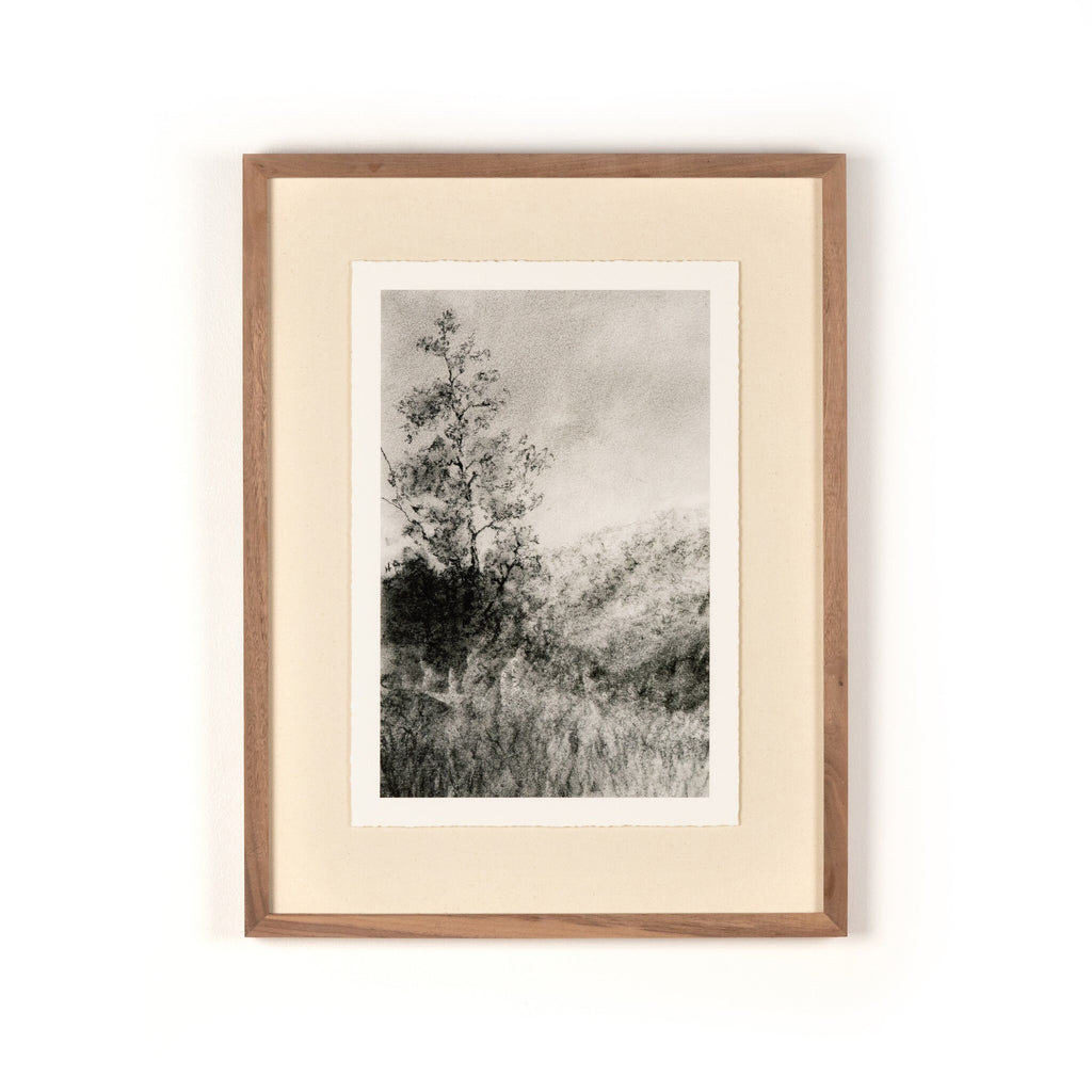Landscape Study I by Aileen Fitzgerald - Rustic 1.5 Walnut