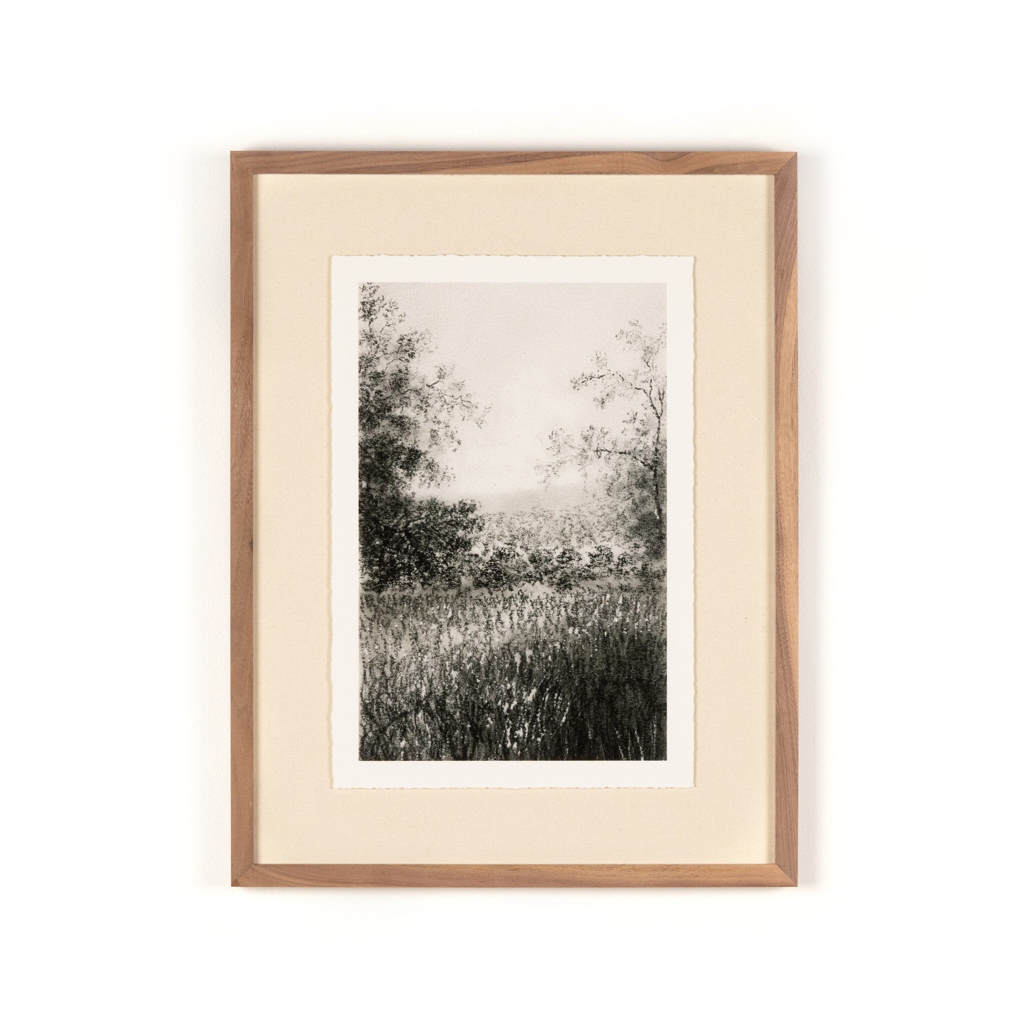 Landscape Study II by Aileen Fitzgerald - Rustic 1.5 Walnut