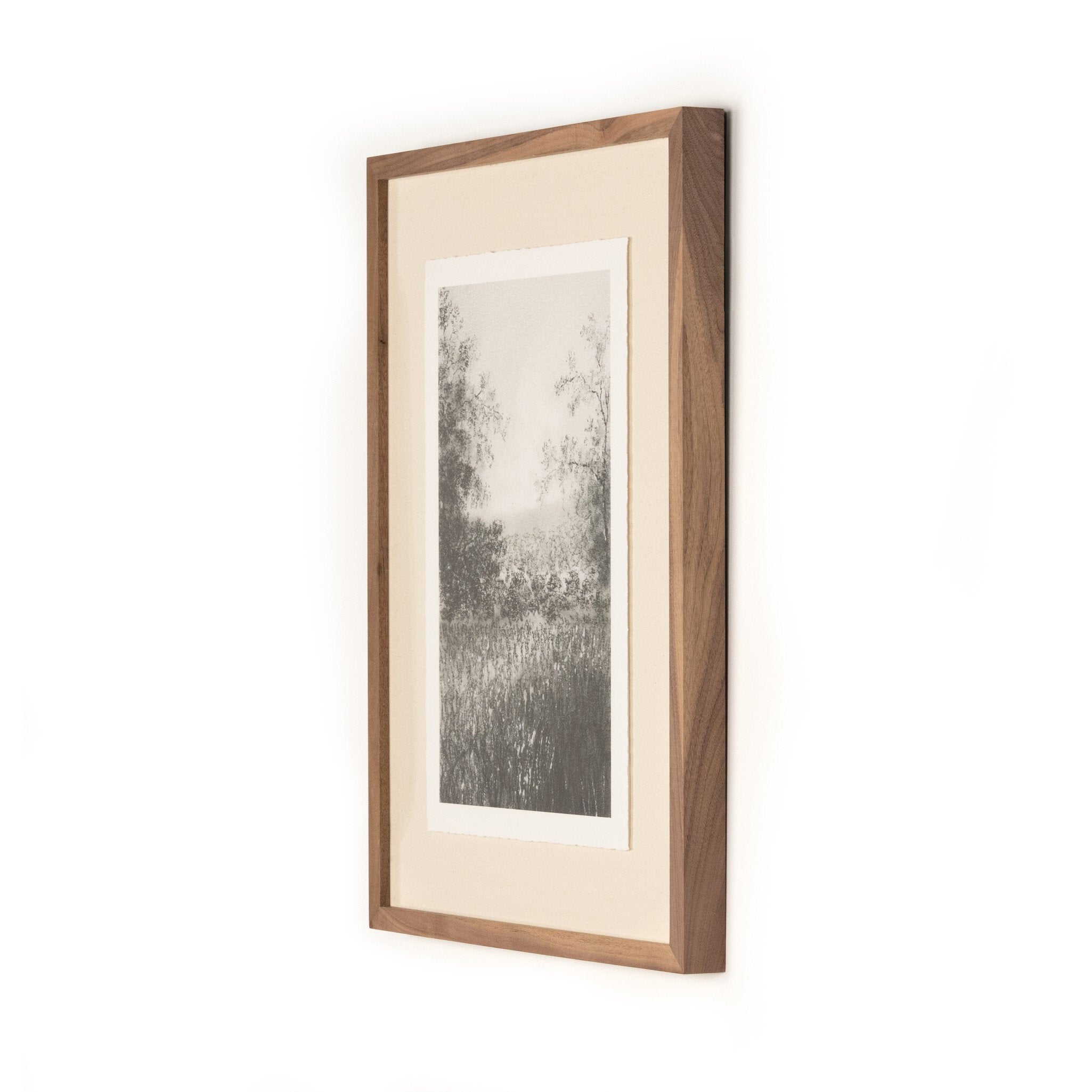 Landscape Study II by Aileen Fitzgerald - Rustic 1.5 Walnut