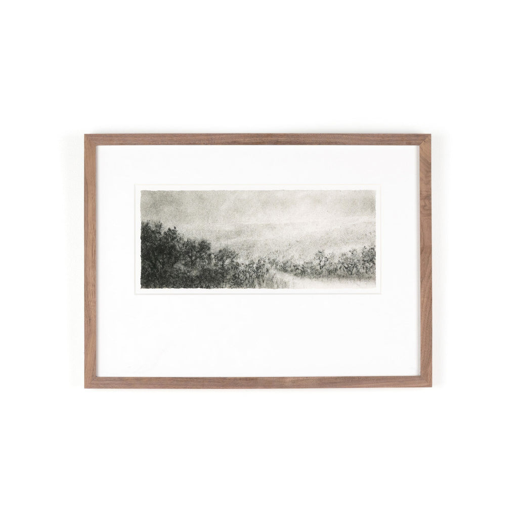 Hill Country Study I by Aileen Fitzgerald - Rustic 1.5 Walnut