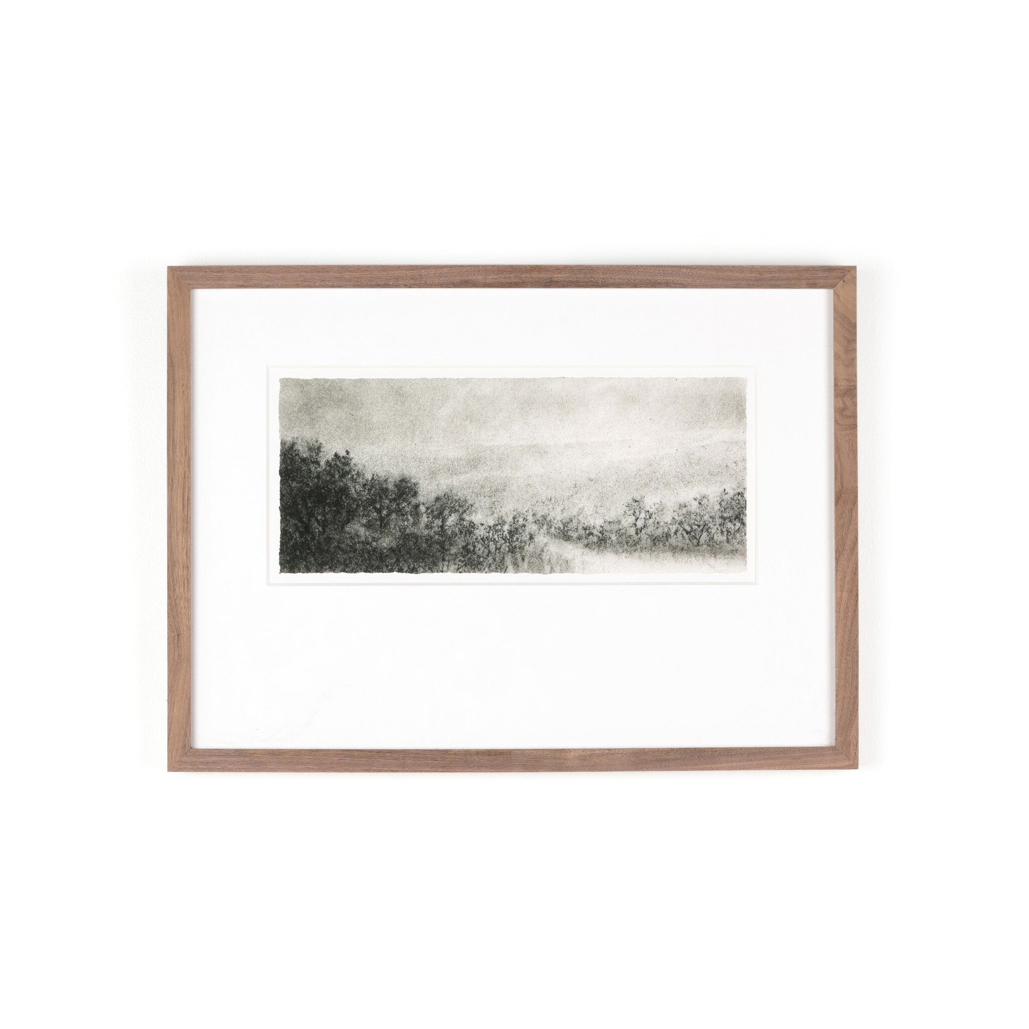 Hill Country Study I by Aileen Fitzgerald - Rustic 1.5 Walnut