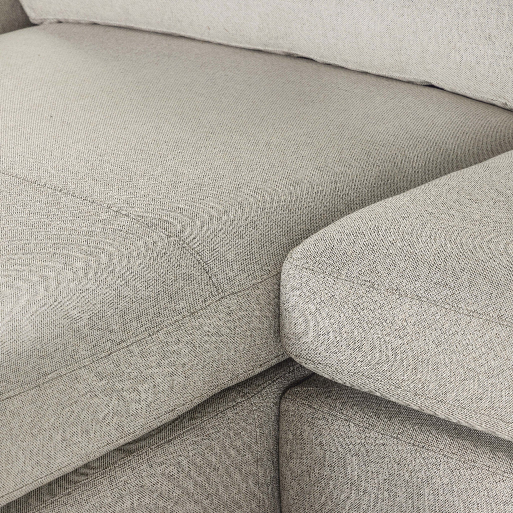 Colt 3-Piece U Sectional - Aldred Silver
