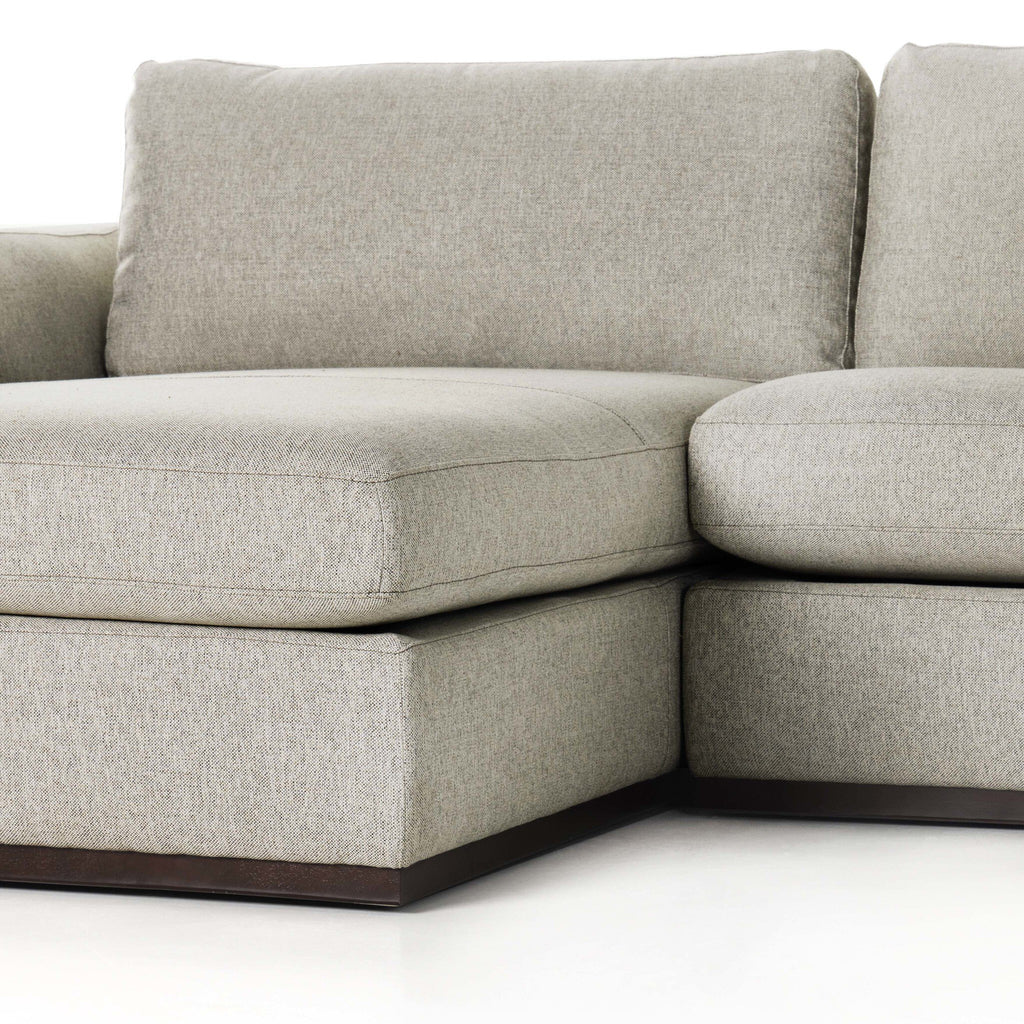 Colt 3-Piece U Sectional - Aldred Silver