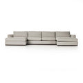 Colt 3-Piece U Sectional - Aldred Silver