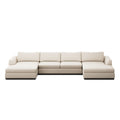 Colt 3-Piece U Sectional - Crypton Nomad Snow