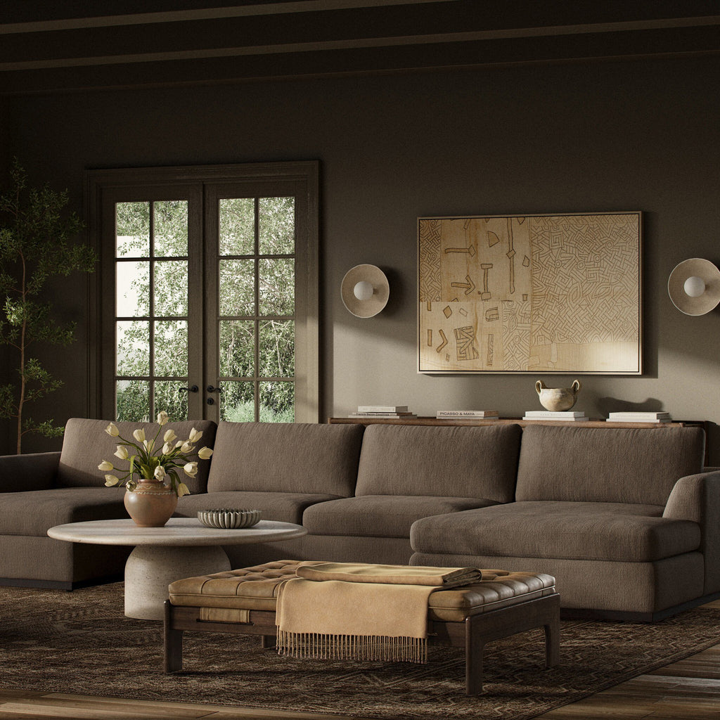 Colt 3-Piece U Sectional - Savoy Coffee