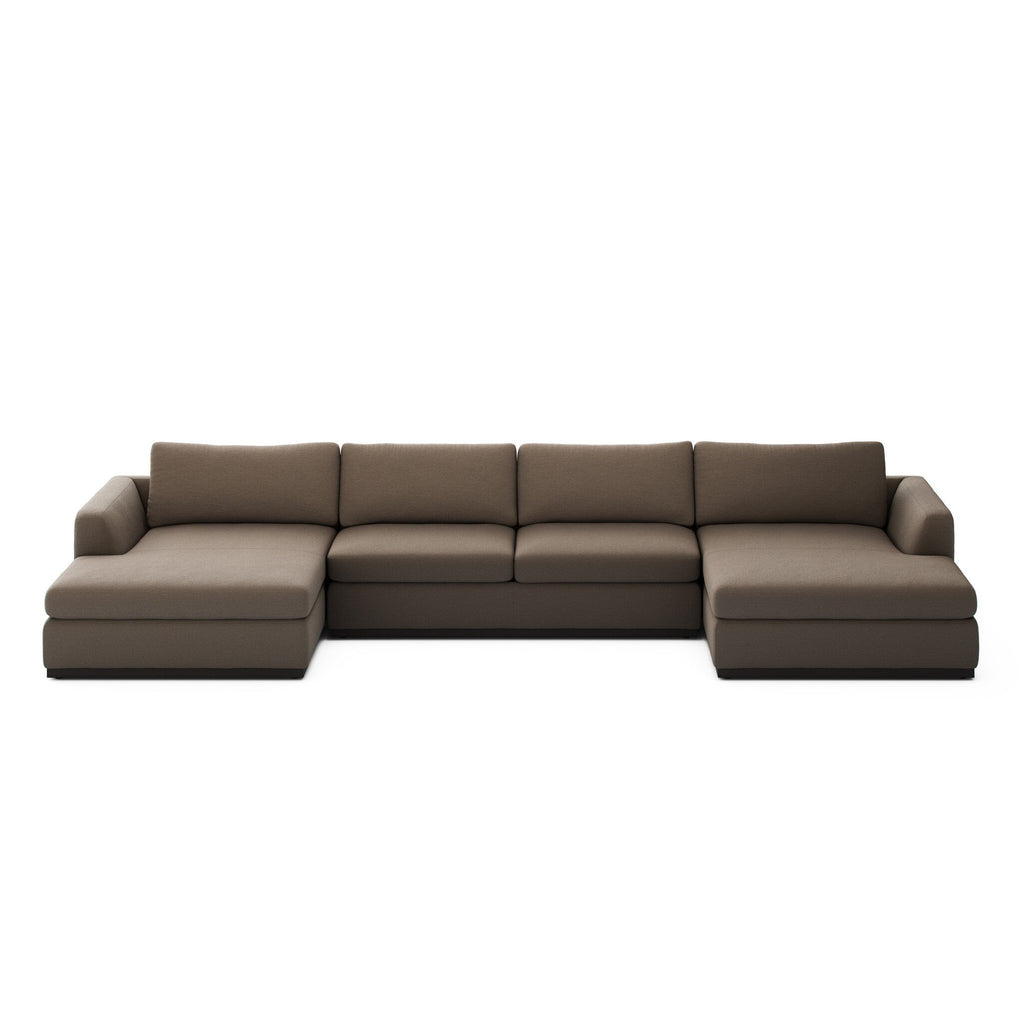 Colt 3-Piece U Sectional - Savoy Coffee
