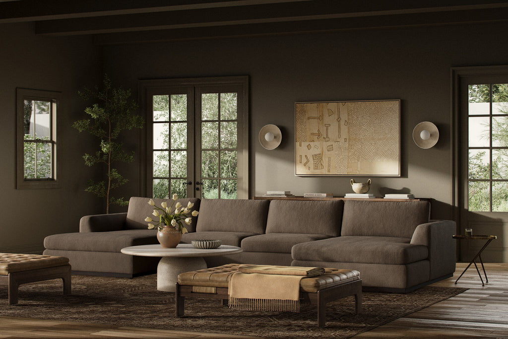 Colt 3-Piece U Sectional - Savoy Coffee
