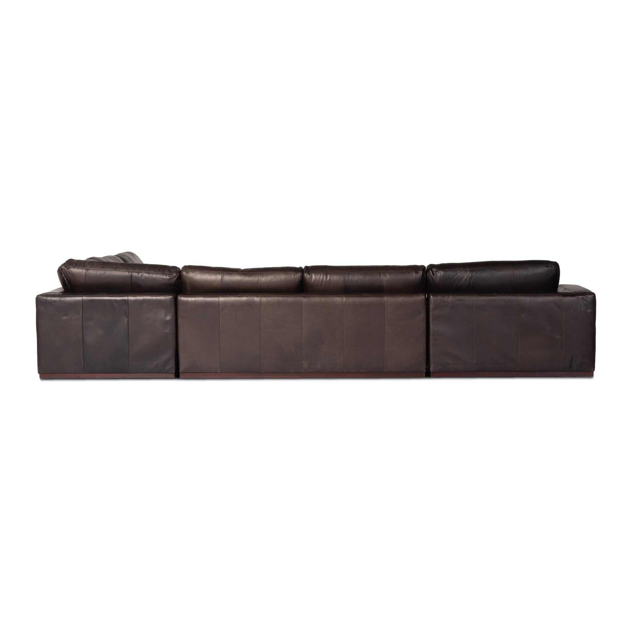 Colt 4-Piece Sectional - Heirloom Cigar | Left Chaise