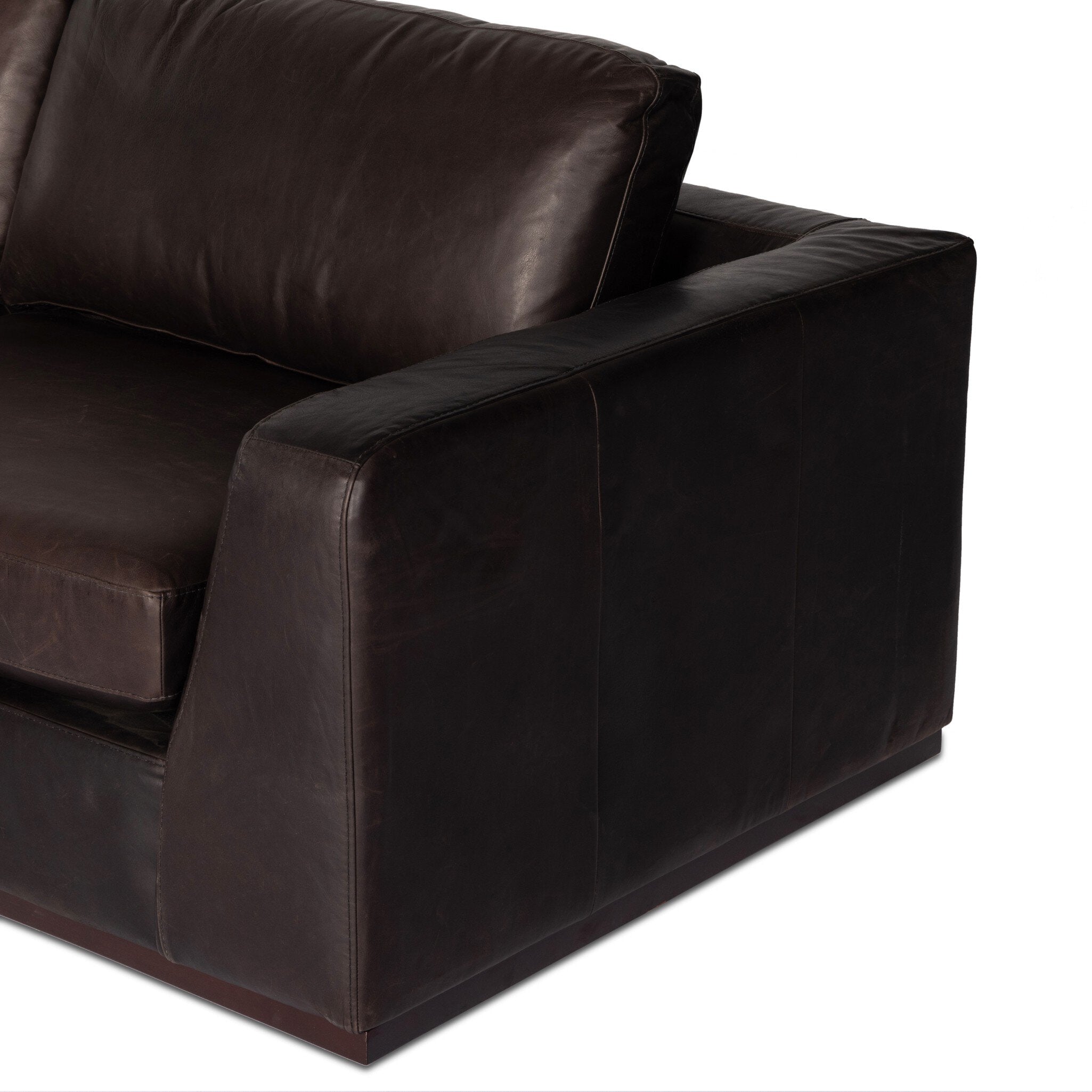 Colt 4-Piece Sectional - Heirloom Cigar | Left Chaise