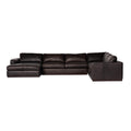 Colt 4-Piece Sectional - Heirloom Cigar | Left Chaise