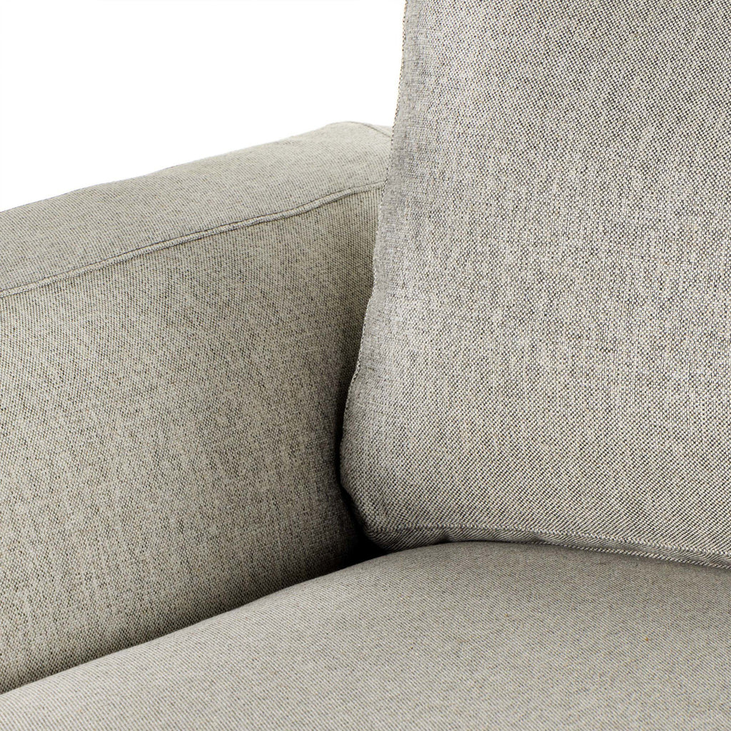 Colt 4-Piece Sectional - Aldred Silver | Left Chaise