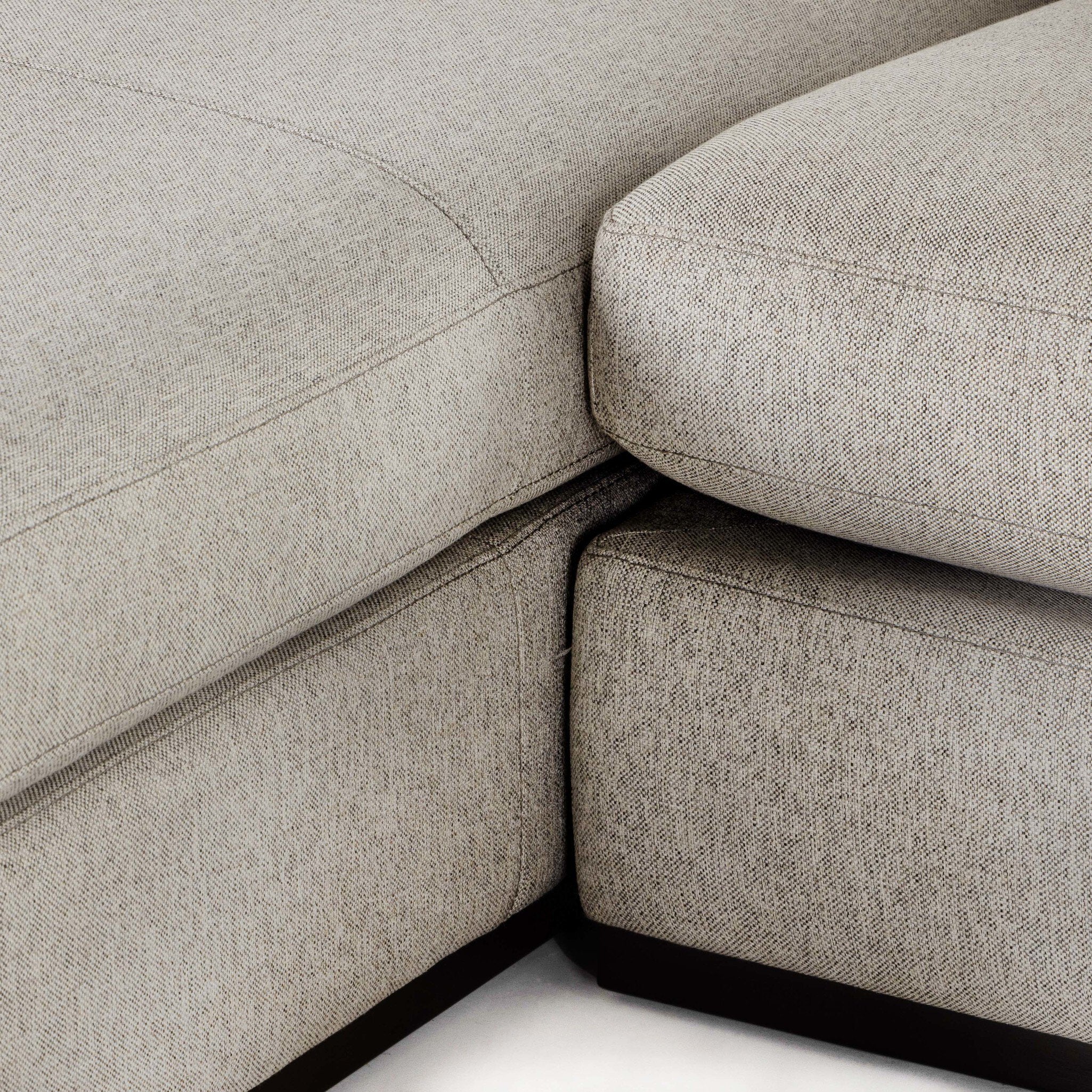 Colt 4-Piece Sectional - Aldred Silver | Left Chaise