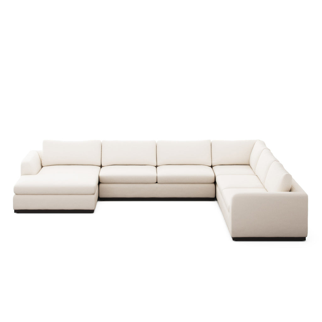 Colt 4-Piece Sectional - Crypton Nomad Marshmallow | Left Chaise