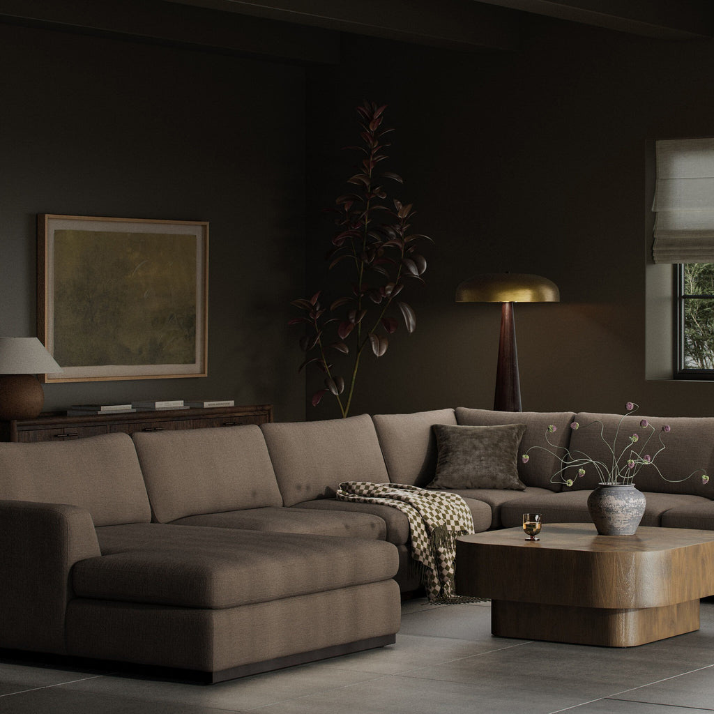 Colt 4-Piece Sectional - Savoy Coffee | Left Chaise