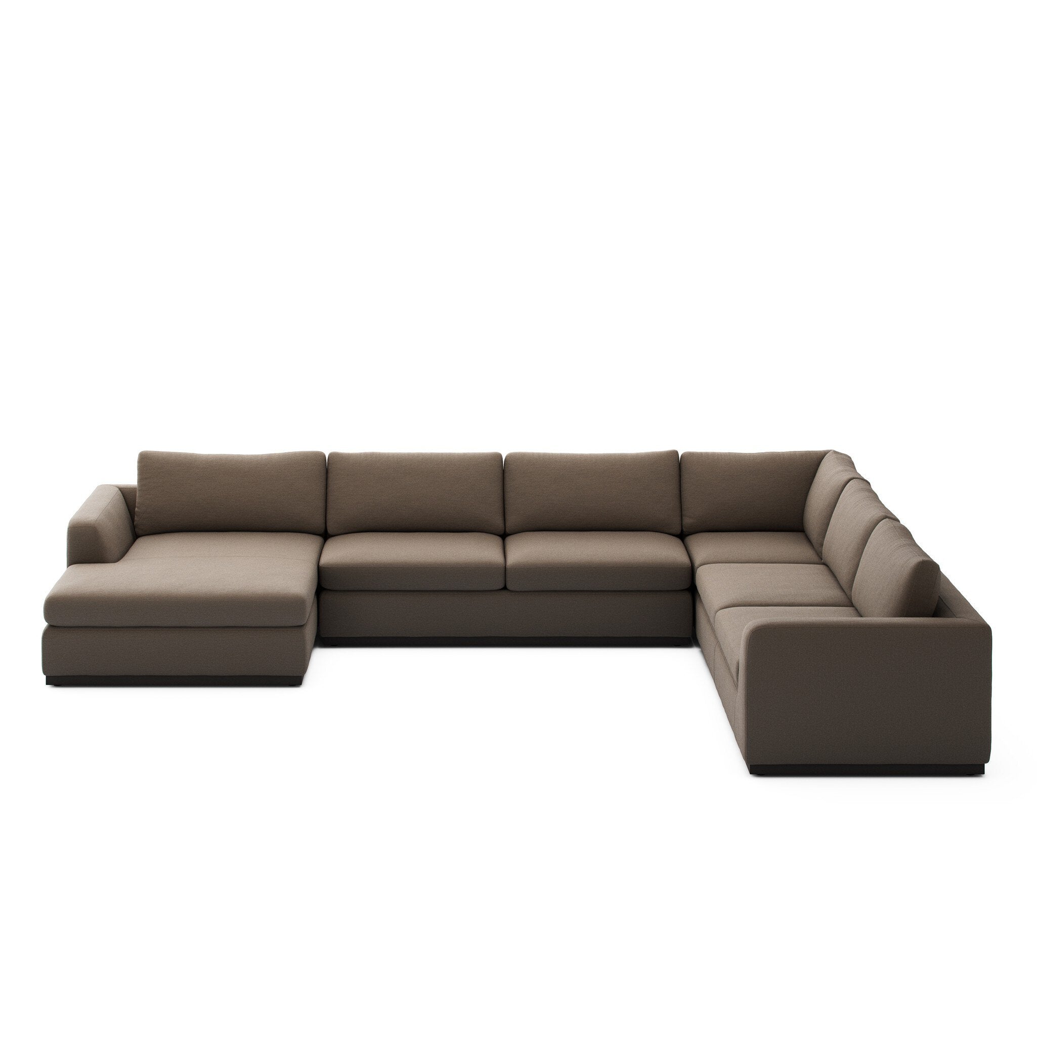 Colt 4-Piece Sectional - Savoy Coffee | Left Chaise