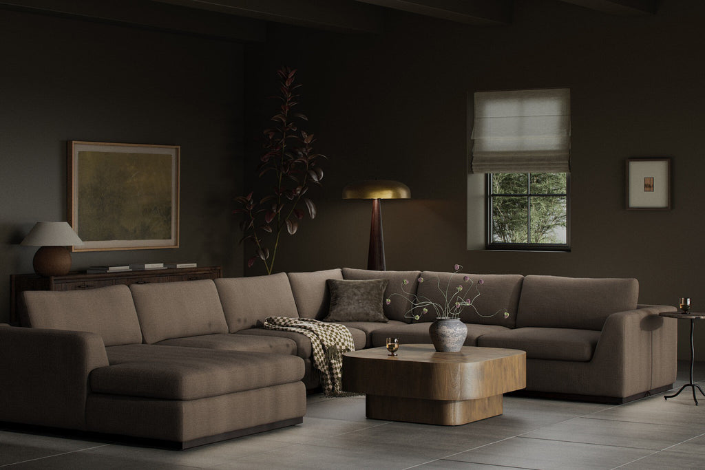 Colt 4-Piece Sectional - Savoy Coffee | Left Chaise