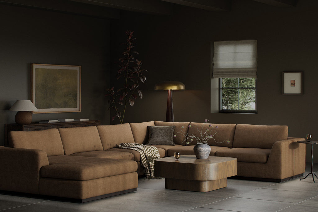 Colt 4-Piece Sectional - Savoy Ochre | Left Chaise