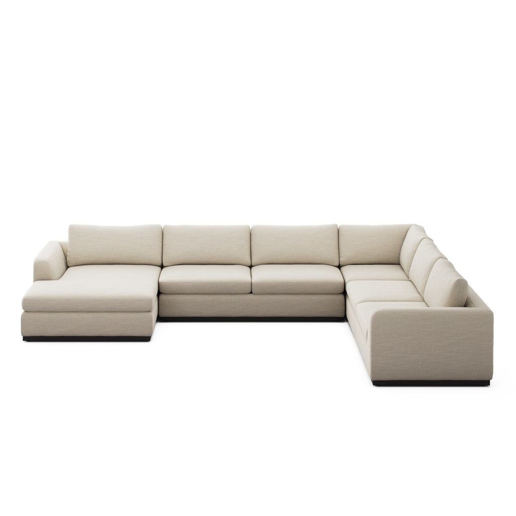 Colt 4-Piece Sectional - Savoy Parchment | Left Chaise