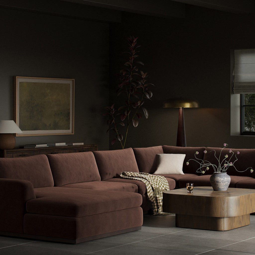 Colt 4-Piece Sectional - Surrey Cocoa | Left Chaise