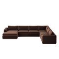 Colt 4-Piece Sectional - Surrey Cocoa | Left Chaise